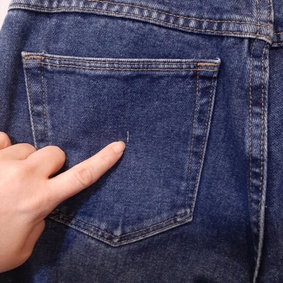 Vintage 90s WRANGLER High Waist Mom Jeans Tapered Leg Relaxed Fit Denim - Picture 11 of 13